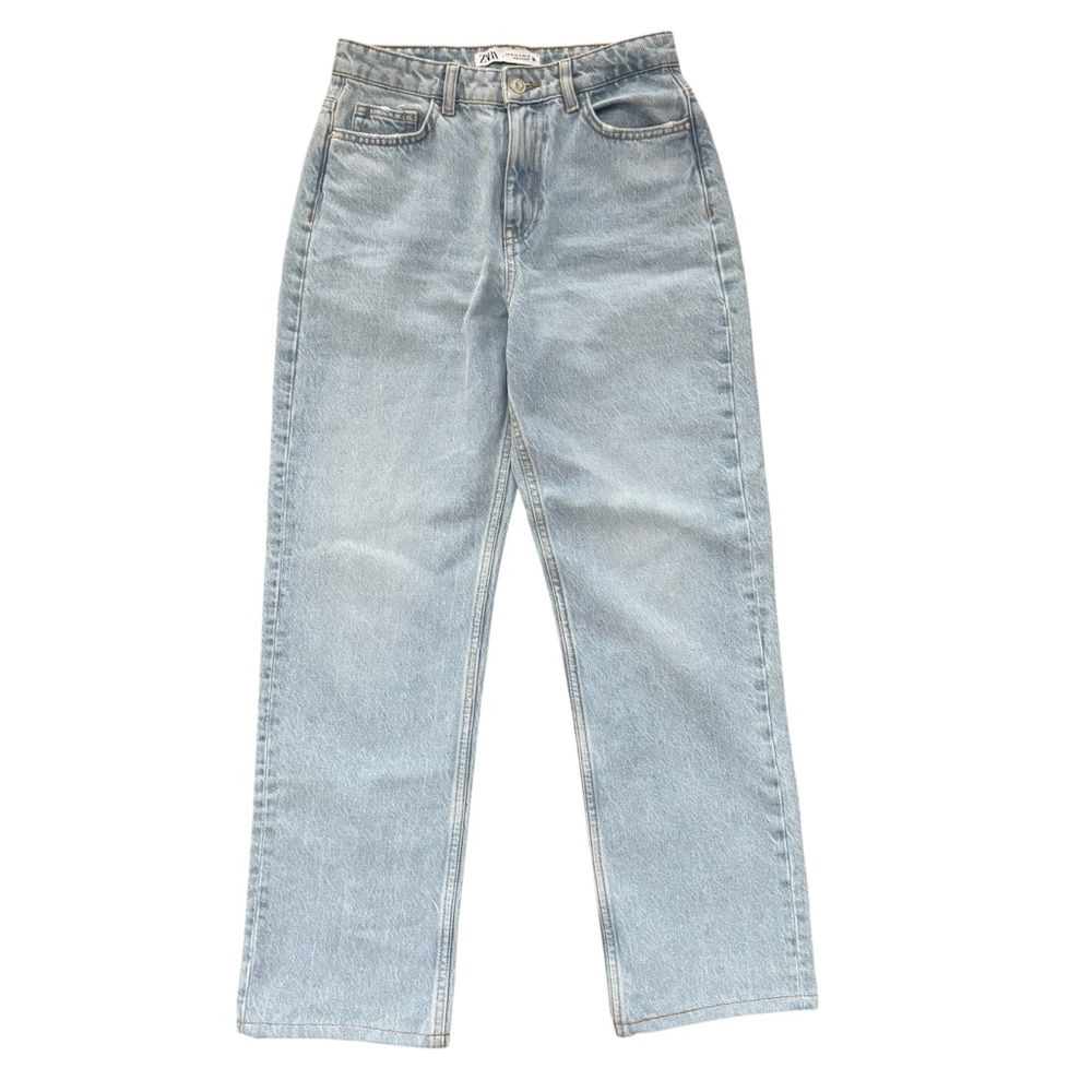 Zara Light Blue Denim Jeans 2